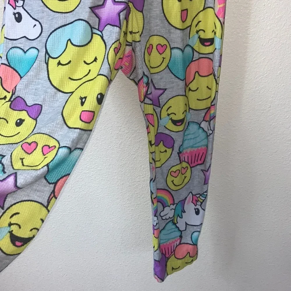 10X$50  Justice Emoji Onesie Pajama’s Onesies Unicorn Size 10